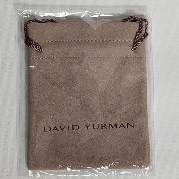 David Yurman Earrings Ring Small Cloth Gift Bag Pouch BNIP - Picture 1 of 2